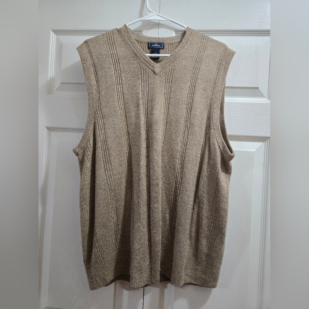 Dockers Brown Knit Sweater Vest